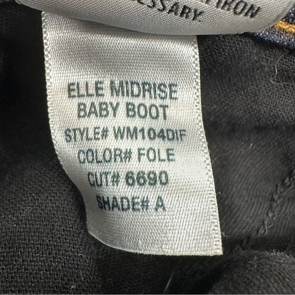 Hudson Women’s size 25 Elle Mid Rise Baby Boot Fole Dark Wash Stretch Jeans - Picture 14 of 14
